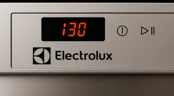 Zmywarka Electrolux. Czas czyszczenia 130 minut. Gotowa do pracy.