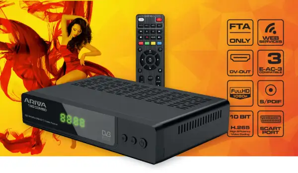 Szukasz idealnego dekodera do telewizji naziemnej? Ariva 160 Combo to Twój wybór! Odbieraj kanały w Full HD, korzystaj z usług internetowych i ciesz się doskonałą jakością obrazu.